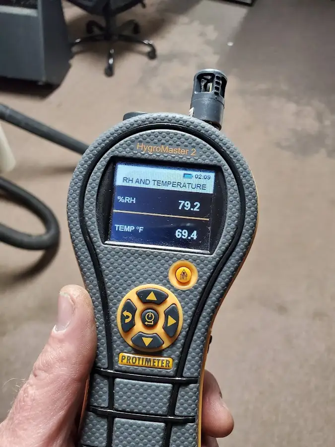 Moisture meter humidity assessment for Mold Remediation & Removal in Plainfield